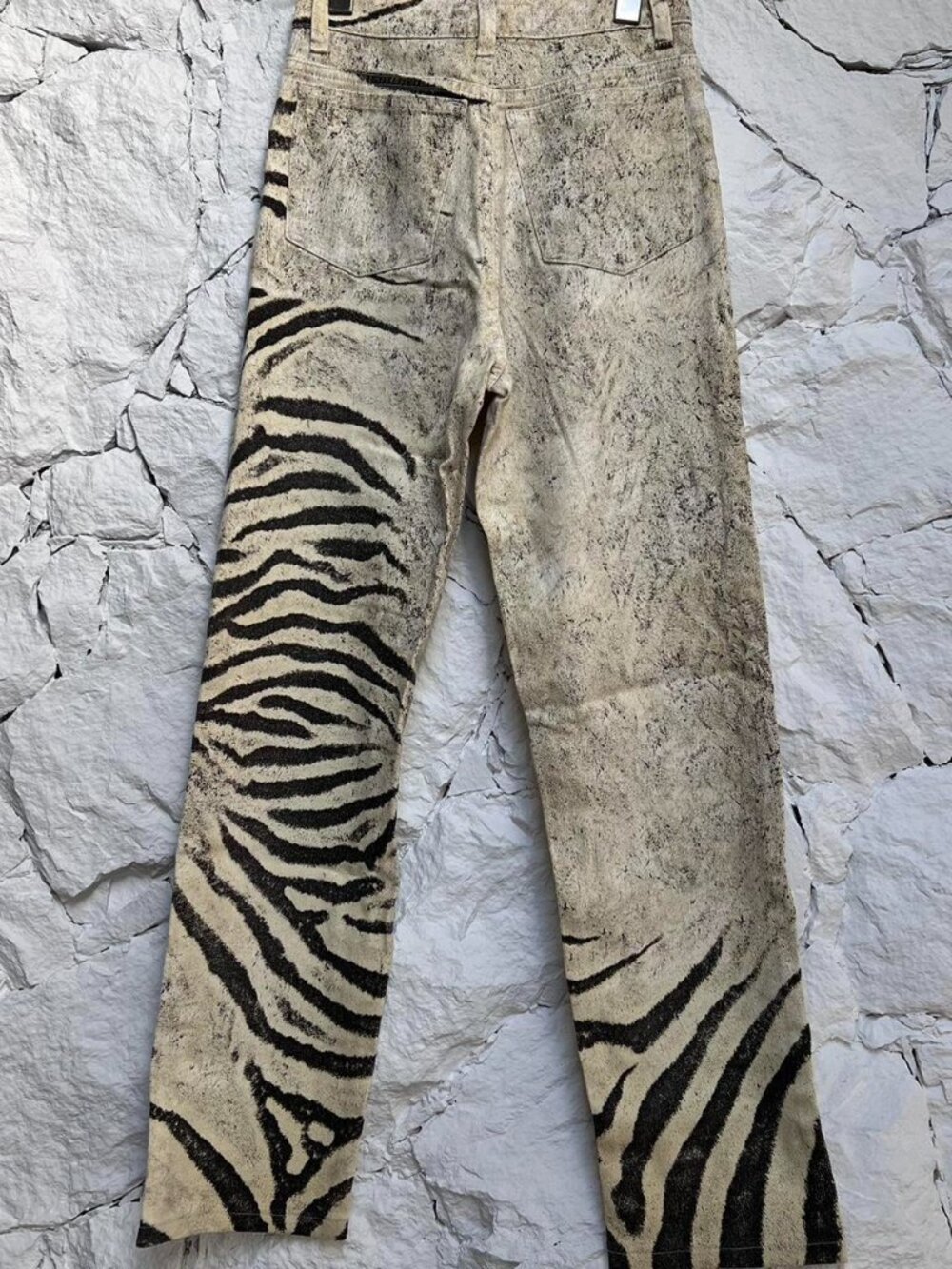 Roberto Cavalli Zebra Marble Jeans - Picture 2 of 5